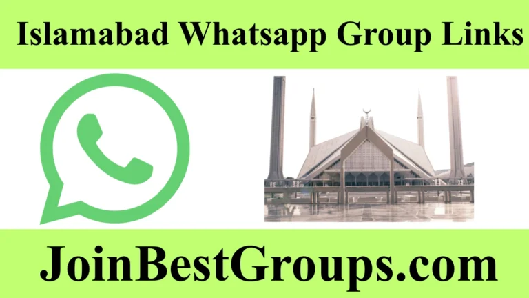 islamabad whatsapp group link